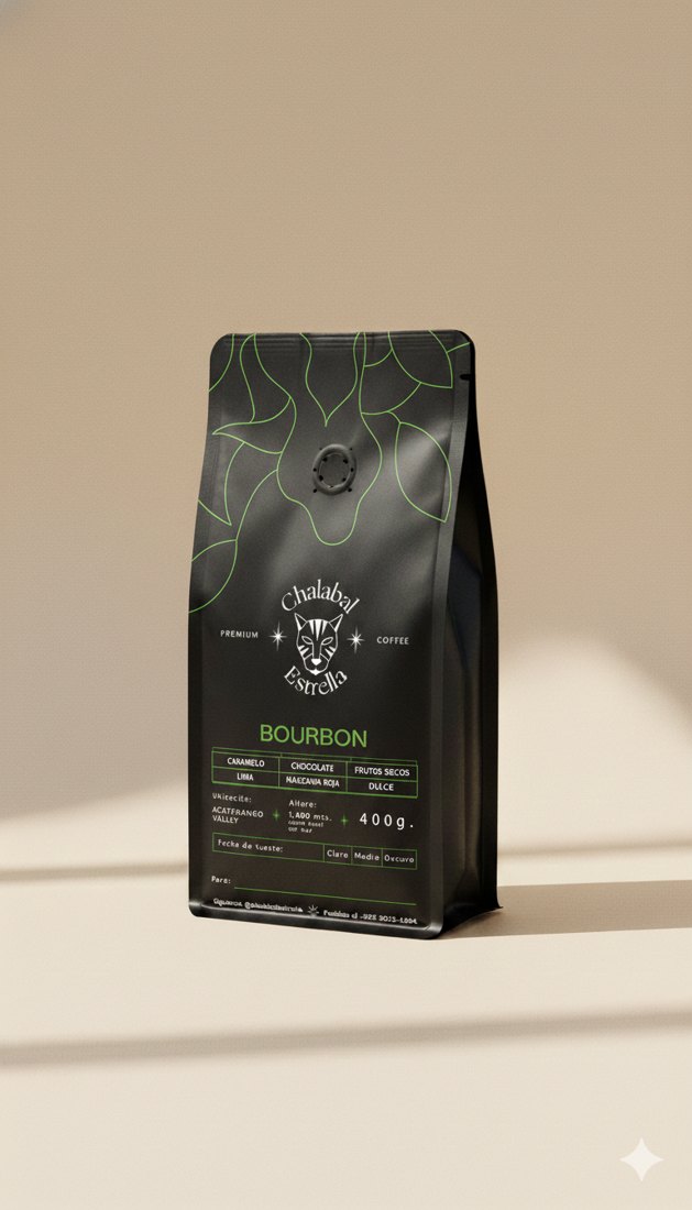 Bolsa de café Bourbon de Chalabal Estrella